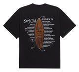アクメドラビ(acme' de la vie) WOOD SURFING BOARD SHORT SLEEVE T-SHIRT BLACK