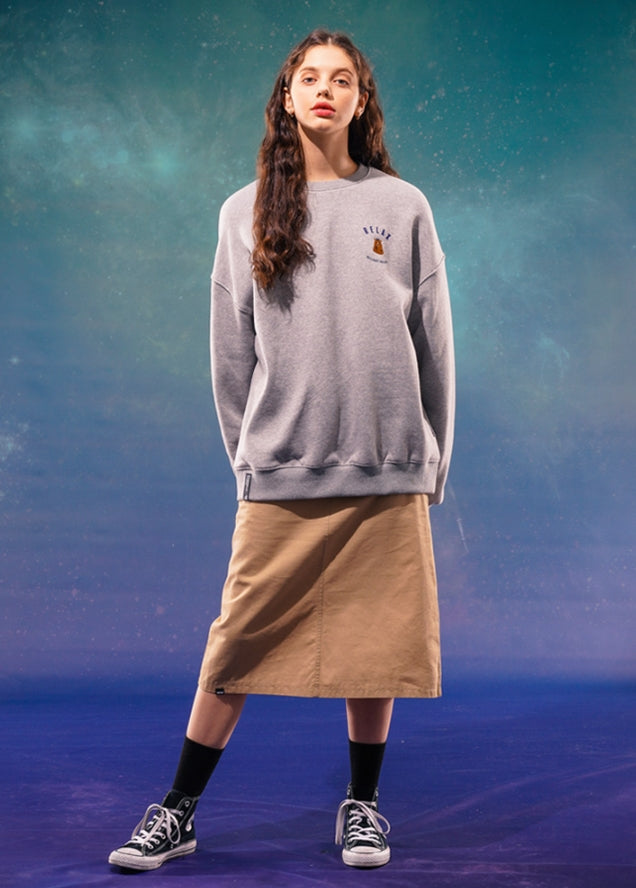 ティーダブリューエヌ(TWN)  RELAX BEAR SWEAT SHIRT STMT3327