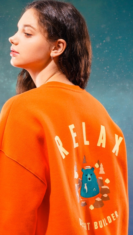 ティーダブリューエヌ(TWN)  RELAX BEAR SWEAT SHIRT STMT3327
