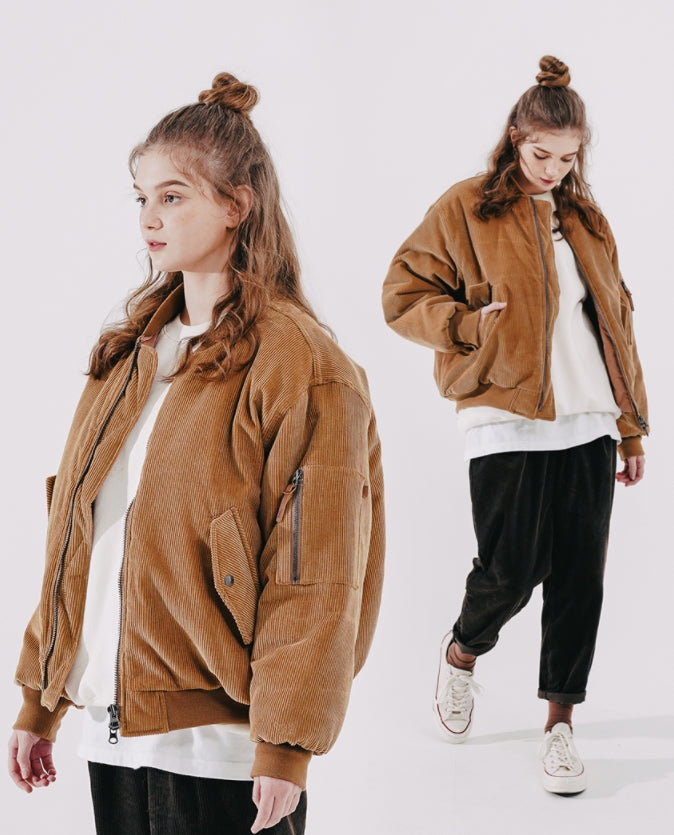 ダブルユーブイプロジェクト(WV PROJECT) Tart Corduroy Aviation Jumper Brown YSOT7446