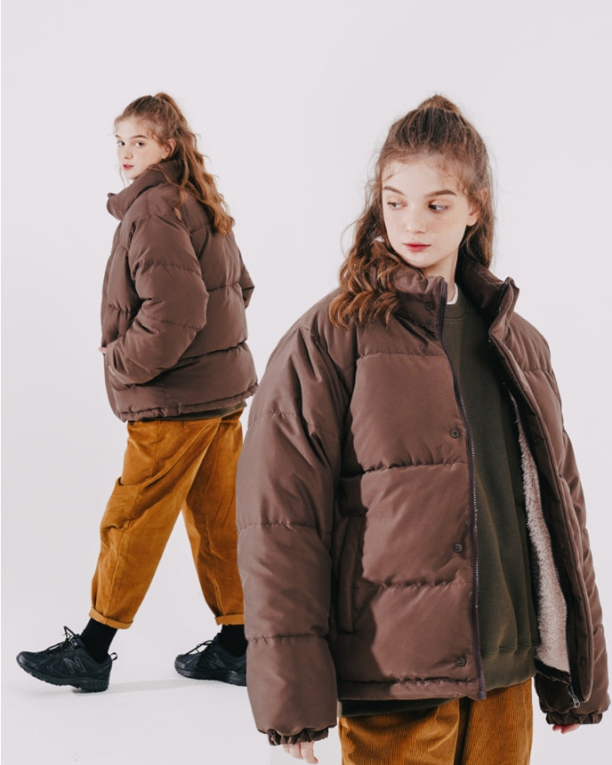 ダブルユーブイプロジェクト(WV PROJECT)Kakao Reversible Synthetic Puffer Brown KHOT7439
