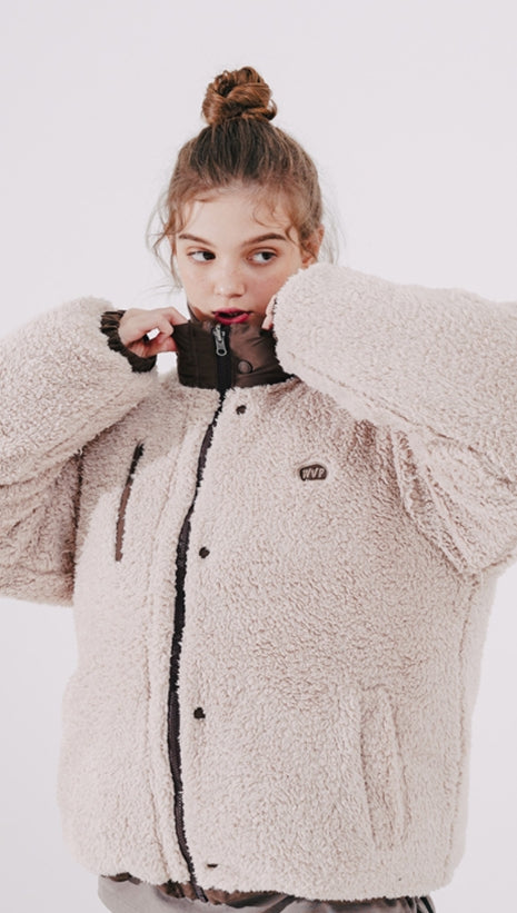 ダブルユーブイプロジェクト(WV PROJECT)Kakao Reversible Synthetic Puffer Brown KHOT7439