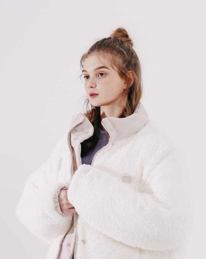 ダブルユーブイプロジェクト(WV PROJECT)Kakao Reversible Synthetic Puffer CreamBeige KHOT7439