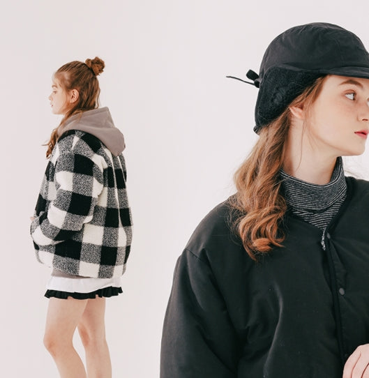 ダブルユーブイプロジェクト(WV PROJECT)  Cheki Reversible No-Color Jacket Black CJOT7430