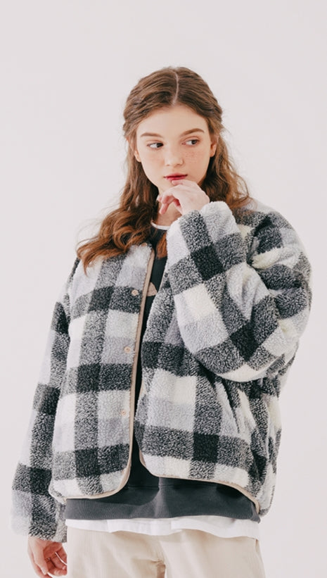 ダブルユーブイプロジェクト(WV PROJECT)  Cheki Reversible No-Color Jacket Cream CJOT7430