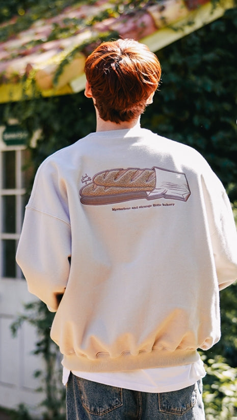 ダブルユーブイプロジェクト(WV PROJECT)  Baguette Sweatshirt Beige Gray JJMT7428