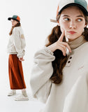 ダブルユーブイプロジェクト(WV PROJECT)  Baguette Sweatshirt Beige Gray JJMT7428