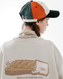 ダブルユーブイプロジェクト(WV PROJECT)  Baguette Sweatshirt Beige Gray JJMT7428