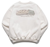 ダブルユーブイプロジェクト(WV PROJECT)  Baguette Sweatshirt Cream JJMT7428