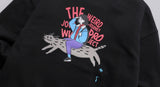 ダブルユーブイプロジェクト(WV PROJECT) Friends Sweat Shirt Black SMMT7440