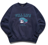 ダブルユーブイプロジェクト(WV PROJECT) Wonder Sweat Shirt Navy SMMT7444
