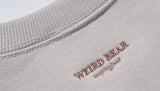 ダブルユーブイプロジェクト(WV PROJECT) Bearp Sweat Shirt Gray Beige MJMT7449