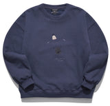 ダブルユーブイプロジェクト(WV PROJECT) Bearp Sweat Shirt Navy MJMT7449
