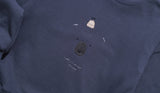 ダブルユーブイプロジェクト(WV PROJECT) Bearp Sweat Shirt Navy MJMT7449