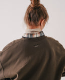ダブルユーブイプロジェクト(WV PROJECT) Bearp Sweat Shirt Brown MJMT7449