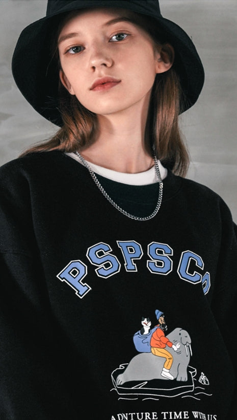 パーステップ(PERSTEP) With Earth Sweatshirt 4 types DEMT4391