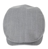 VARZAR(バザール) Retro label striped beret grey