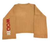 トレンディウビ(Trendywoobi) SIGNATURE crop knit Brown