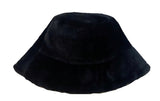 トレンディウビ(Trendywoobi) Black fleece bucket hat