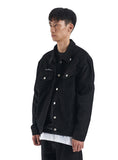 NOMANUAL(ノーマニュアル) CORDUROY SET-UP JACKET - BLACK