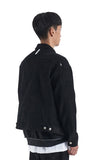 NOMANUAL(ノーマニュアル) CORDUROY SET-UP JACKET - BLACK