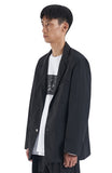 NOMANUAL(ノーマニュアル) NYLON SET-UP JACKET - BLACK