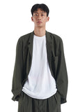 NOMANUAL(ノーマニュアル) NYLON SET-UP JACKET - KHAKI