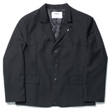 NOMANUAL(ノーマニュアル) D.F BLAZER JACKET - BLACK