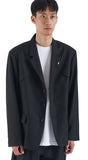 NOMANUAL(ノーマニュアル) D.F BLAZER JACKET - BLACK