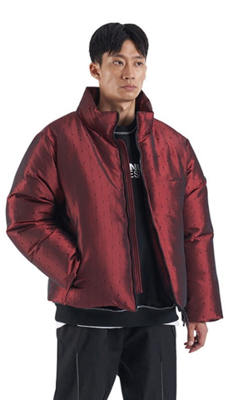 NOMANUAL(ノーマニュアル) GOOSE DOWN PUFFER JACKET - RED