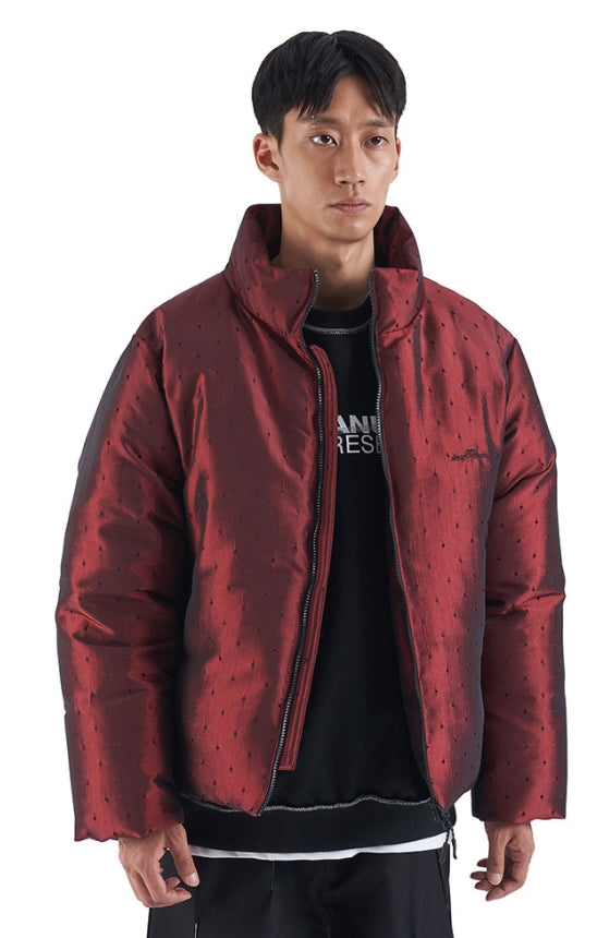 NOMANUAL(ノーマニュアル) GOOSE DOWN PUFFER JACKET - RED