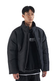 NOMANUAL(ノーマニュアル) GOOSE DOWN PUFFER JACKET - BLACK