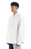 NOMANUAL(ノーマニュアル) PADDED SHIRT JACKET - WHITE