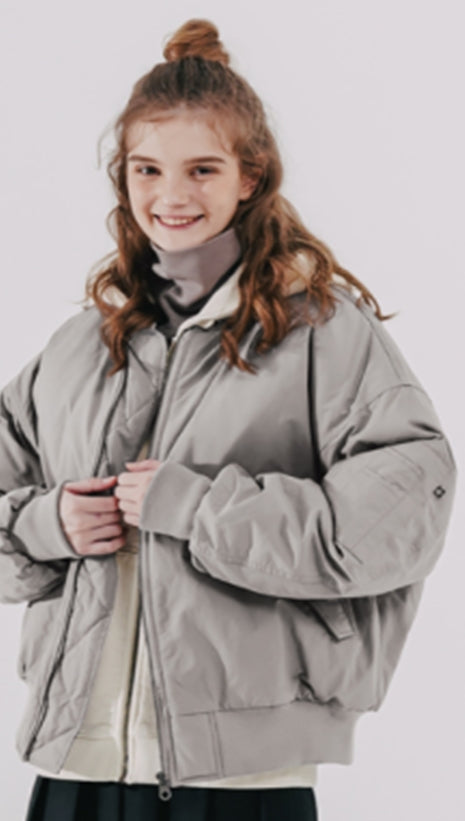 ダブルユーブイプロジェクト(WV PROJECT)  Warm Overfit MA-1 Jacket Gray MJOT7413