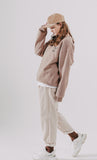 ダブルユーブイプロジェクト(WV PROJECT) Friends Sweat Shirt Cocoa SMMT7440