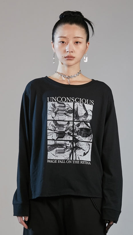 nache(ナチェ) SILK SCREEN LONG SLEEVE
