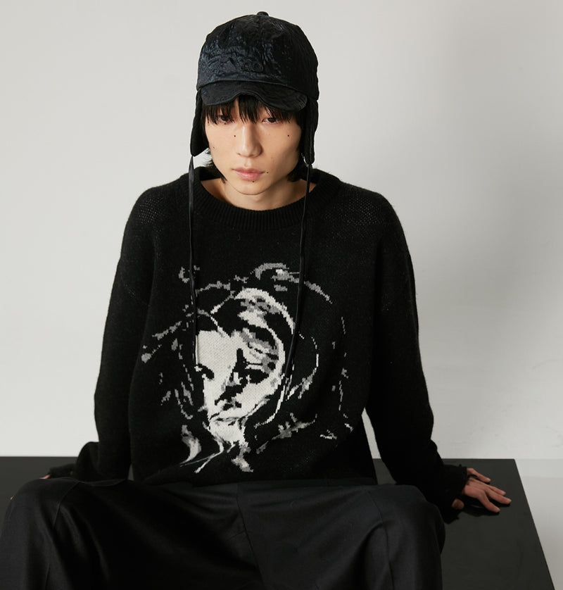 nache(ナチェ)  RETRO GRUNGE KNIT (UNISEX)