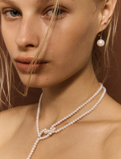 MONDAY EDITION(マンデイエディション) The Knotted Pearl Necklace