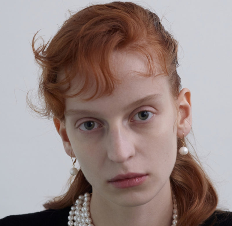 MONDAY EDITION(マンデイエディション)  The Drop Pearl Earrings