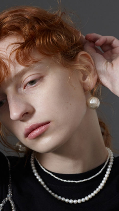 MONDAY EDITION(マンデイエディション)  The Big Drop Pearl Earrings