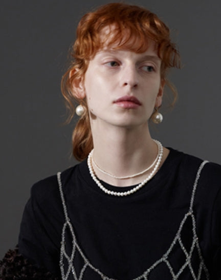 MONDAY EDITION(マンデイエディション)  The Big Drop Pearl Earrings