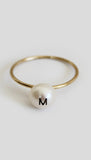 MONDAY EDITION(マンデイエディション)  The Helvetica Pearl Ring