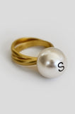 MONDAY EDITION(マンデイエディション)  The Helvetica Big Pearl Ring