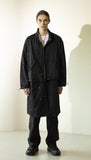 マスノウン(MASSNOUN)  DETACHABLE NYLON COAT MFZCT003-BK