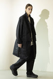 マスノウン(MASSNOUN)  DETACHABLE NYLON COAT MFZCT003-BK