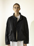 マスノウン(MASSNOUN)  DETACHABLE NYLON COAT MFZCT003-BK