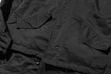 マスノウン(MASSNOUN)  DETACHABLE NYLON COAT MFZCT003-BK