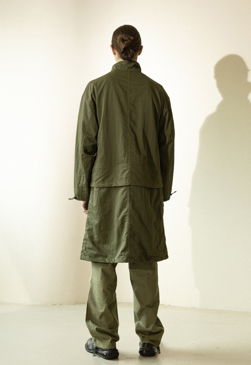 マスノウン(MASSNOUN)   DETACHABLE NYLON COAT MFZCT003-KK