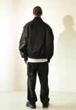 マスノウン(MASSNOUN)  OVERSIZED MA-1 JACKET MFZPD001-BK