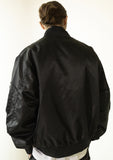 マスノウン(MASSNOUN)  OVERSIZED MA-1 JACKET MFZPD001-BK